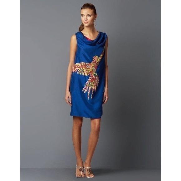 Lilly Pulitzer Dresses & Skirts - Lilly Pulitzer Nya Booty Caw Reversible Silk Dress